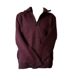 Italia Unicorno Uomo Men Sz Large 1/4 zip pullover